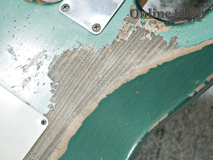 USED 2024 Fender Custom Shop MBS "Greg Fessler" 1962 Stratocaster Relic Sherwood Green Metallic