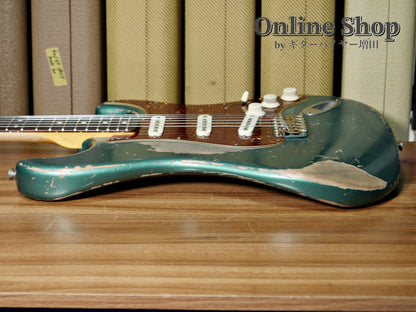 USED 2024 Fender Custom Shop MBS "Greg Fessler" 1962 Stratocaster Relic Sherwood Green Metallic