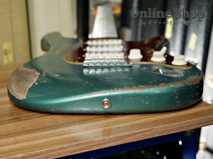 USED 2024 Fender Custom Shop MBS "Greg Fessler" 1962 Stratocaster Relic Sherwood Green Metallic