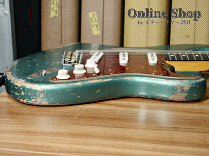 USED 2024 Fender Custom Shop MBS "Greg Fessler" 1962 Stratocaster Relic Sherwood Green Metallic
