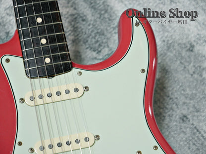 USED 2019 Fender Custom Shop MBS "Carlos Lopez" 1963 Stratocaster Relic "Reverse Headstock" Fiesta Red Over 3-Color Sunburst