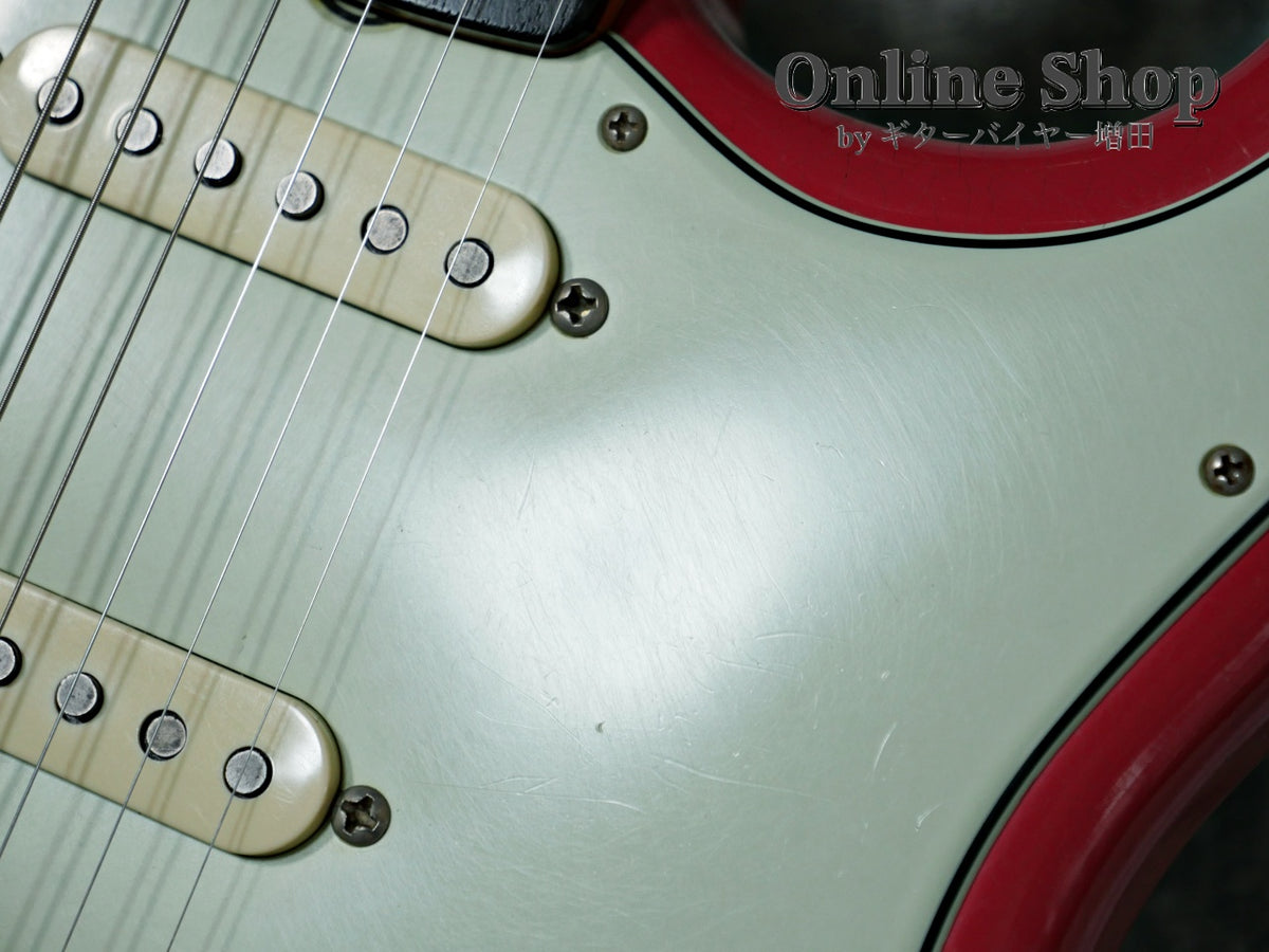 USED 2019 Fender Custom Shop MBS "Carlos Lopez" 1963 Stratocaster Relic "Reverse Headstock" Fiesta Red Over 3-Color Sunburst