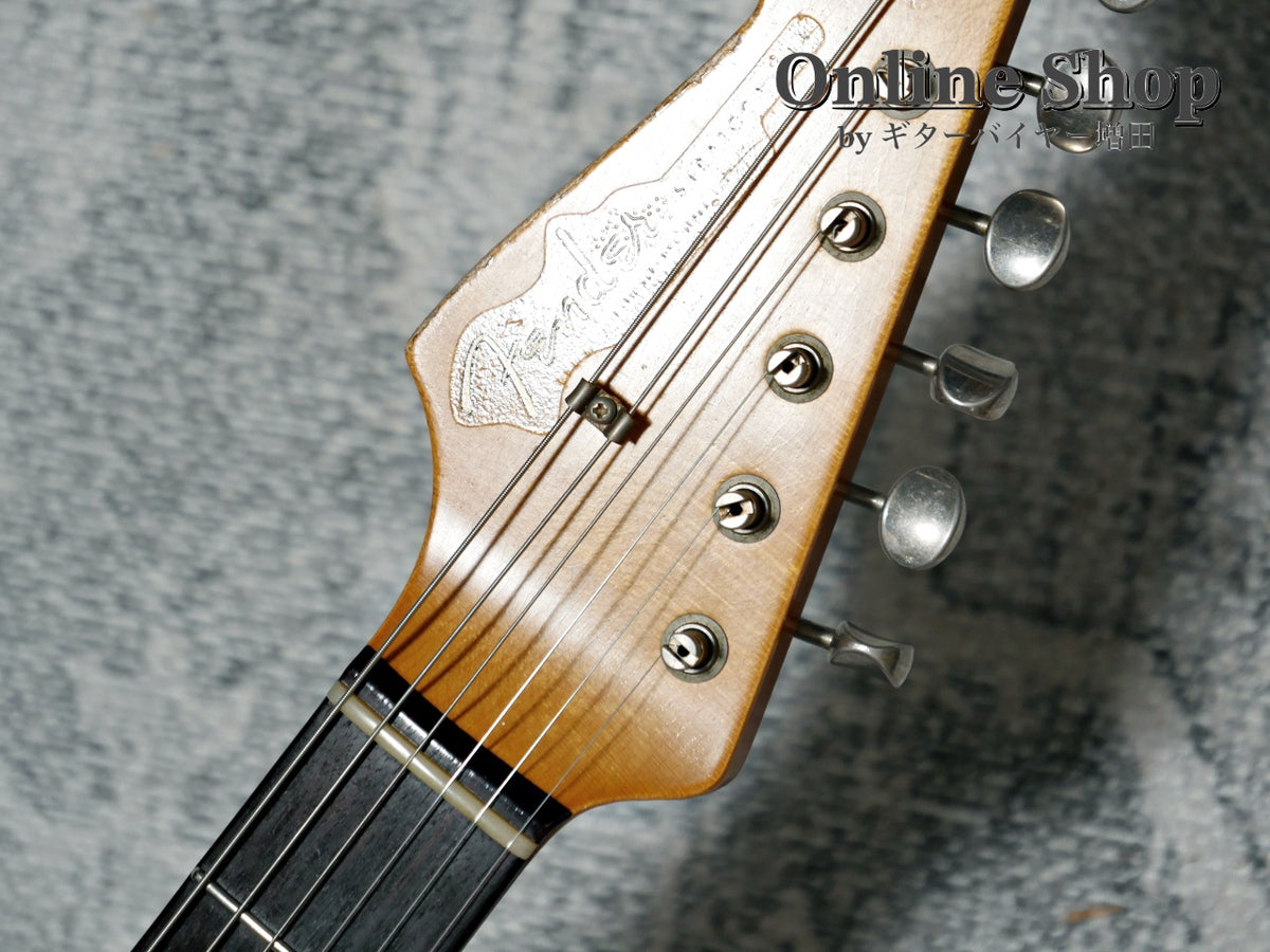 USED 2019 Fender Custom Shop MBS "Carlos Lopez" 1963 Stratocaster Relic "Reverse Headstock" Fiesta Red Over 3-Color Sunburst