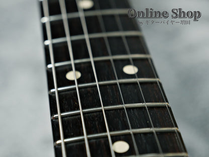 USED 2019 Fender Custom Shop MBS "Carlos Lopez" 1963 Stratocaster Relic "Reverse Headstock" Fiesta Red Over 3-Color Sunburst