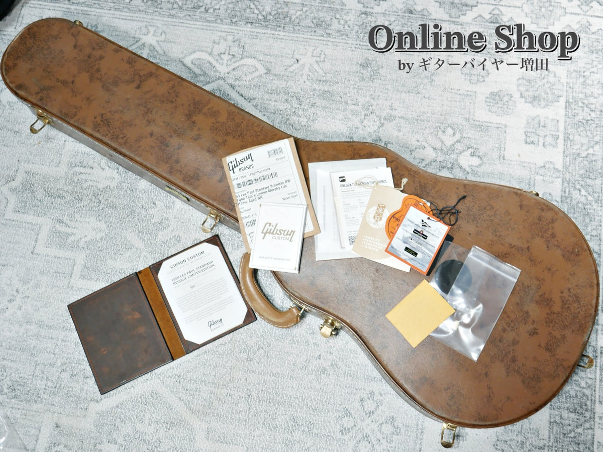 USED 2024 Gibson Custom Shop Murphy Lab 1959 Les Paul Standard "Brazilian Rosewood" Tom's Lemon Heavy Aged
