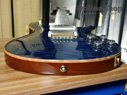 USED 2023 Paul Reed Smith Private Stock #11024 McCarty 594 Trem Aquamarine "Brazilian Rosewood Neck & Fingerboard"
