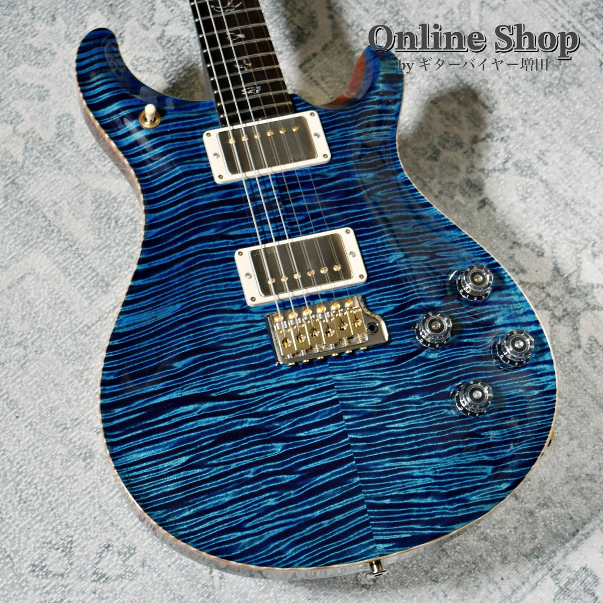 USED 2023 Paul Reed Smith Private Stock #11024 McCarty 594 Trem Aquamarine "Brazilian Rosewood Neck & Fingerboard"