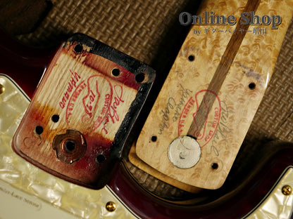 USED 1998 Fender Custom Shop MBS "J.W.Black" Eric Clapton Stratocaster "Quilted Maple Top" Dark Cherry Sunburst