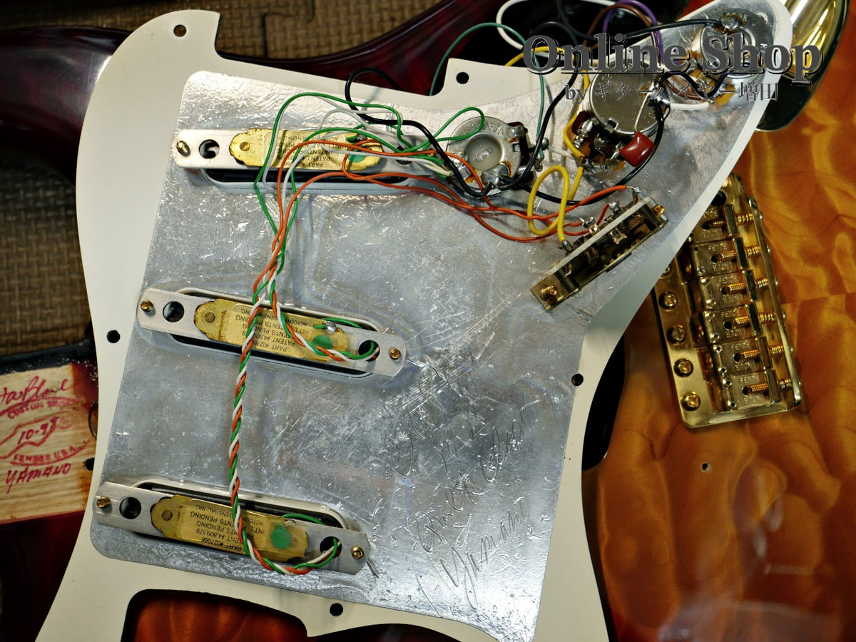 USED 1998 Fender Custom Shop MBS "J.W.Black" Eric Clapton Stratocaster "Quilted Maple Top" Dark Cherry Sunburst