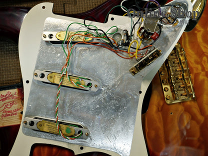 USED 1998 Fender Custom Shop MBS "J.W.Black" Eric Clapton Stratocaster "Quilted Maple Top" Dark Cherry Sunburst
