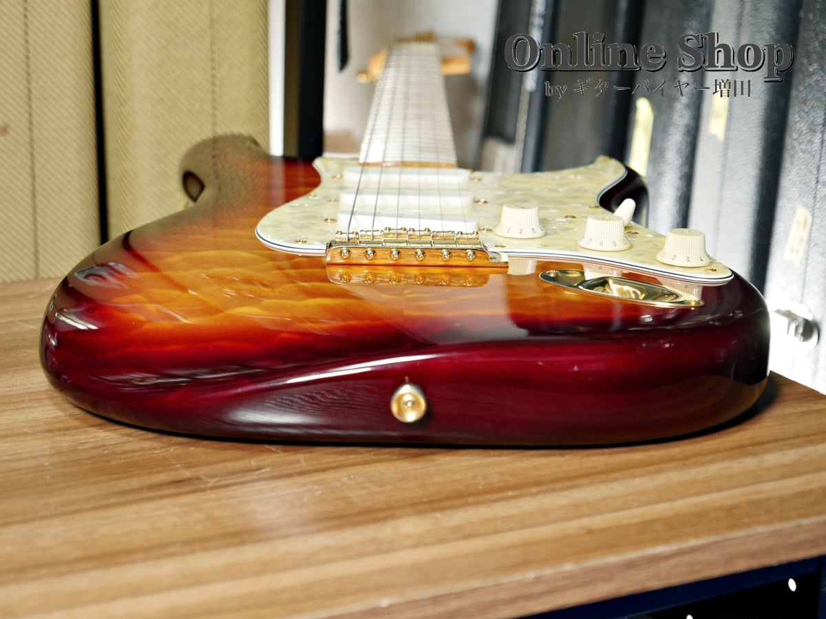 USED 1998 Fender Custom Shop MBS "J.W.Black" Eric Clapton Stratocaster "Quilted Maple Top" Dark Cherry Sunburst