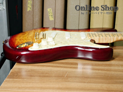 USED 1998 Fender Custom Shop MBS "J.W.Black" Eric Clapton Stratocaster "Quilted Maple Top" Dark Cherry Sunburst