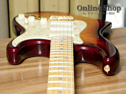 USED 1998 Fender Custom Shop MBS "J.W.Black" Eric Clapton Stratocaster "Quilted Maple Top" Dark Cherry Sunburst