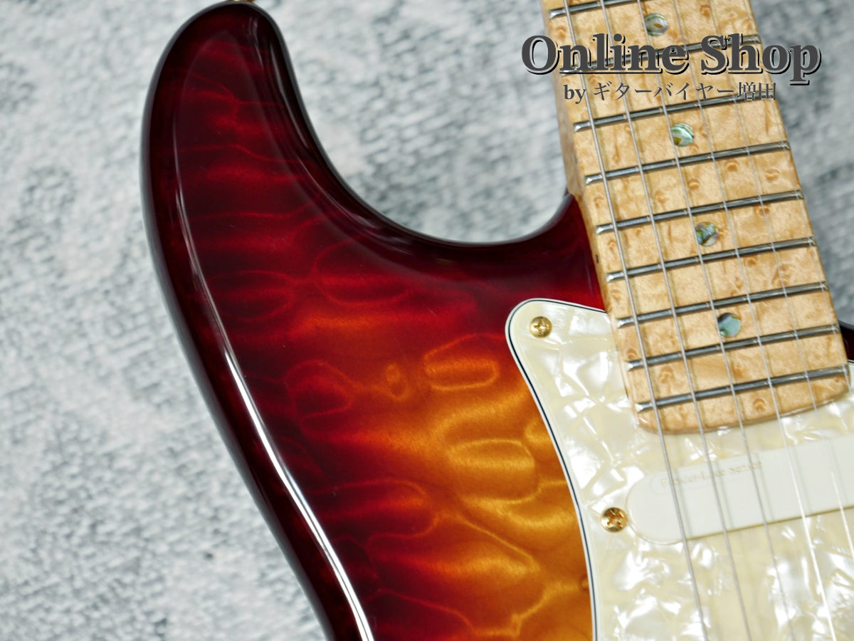USED 1998 Fender Custom Shop MBS "J.W.Black" Eric Clapton Stratocaster "Quilted Maple Top" Dark Cherry Sunburst