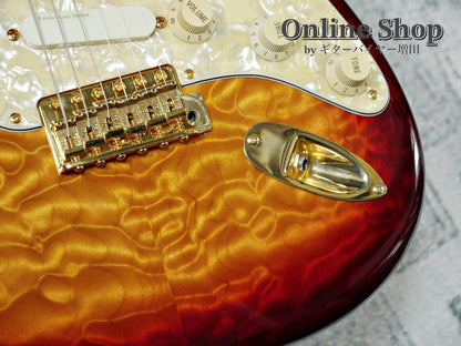 USED 1998 Fender Custom Shop MBS "J.W.Black" Eric Clapton Stratocaster "Quilted Maple Top" Dark Cherry Sunburst
