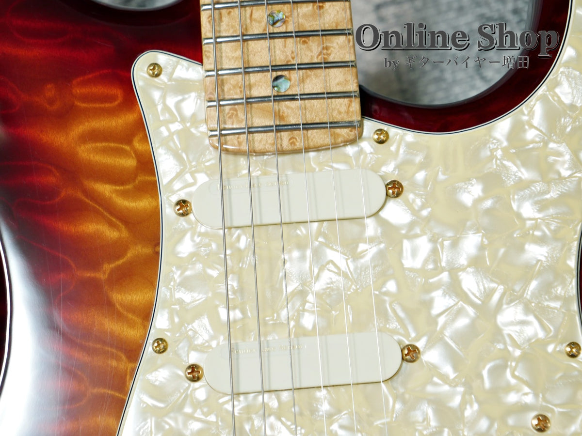 USED 1998 Fender Custom Shop MBS "J.W.Black" Eric Clapton Stratocaster "Quilted Maple Top" Dark Cherry Sunburst