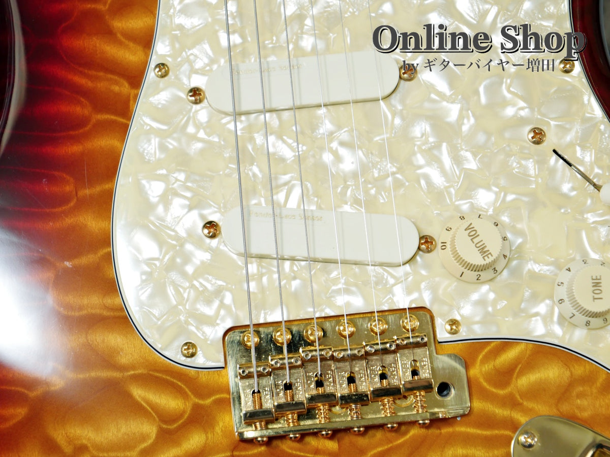 USED 1998 Fender Custom Shop MBS "J.W.Black" Eric Clapton Stratocaster "Quilted Maple Top" Dark Cherry Sunburst