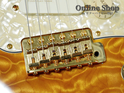 USED 1998 Fender Custom Shop MBS "J.W.Black" Eric Clapton Stratocaster "Quilted Maple Top" Dark Cherry Sunburst