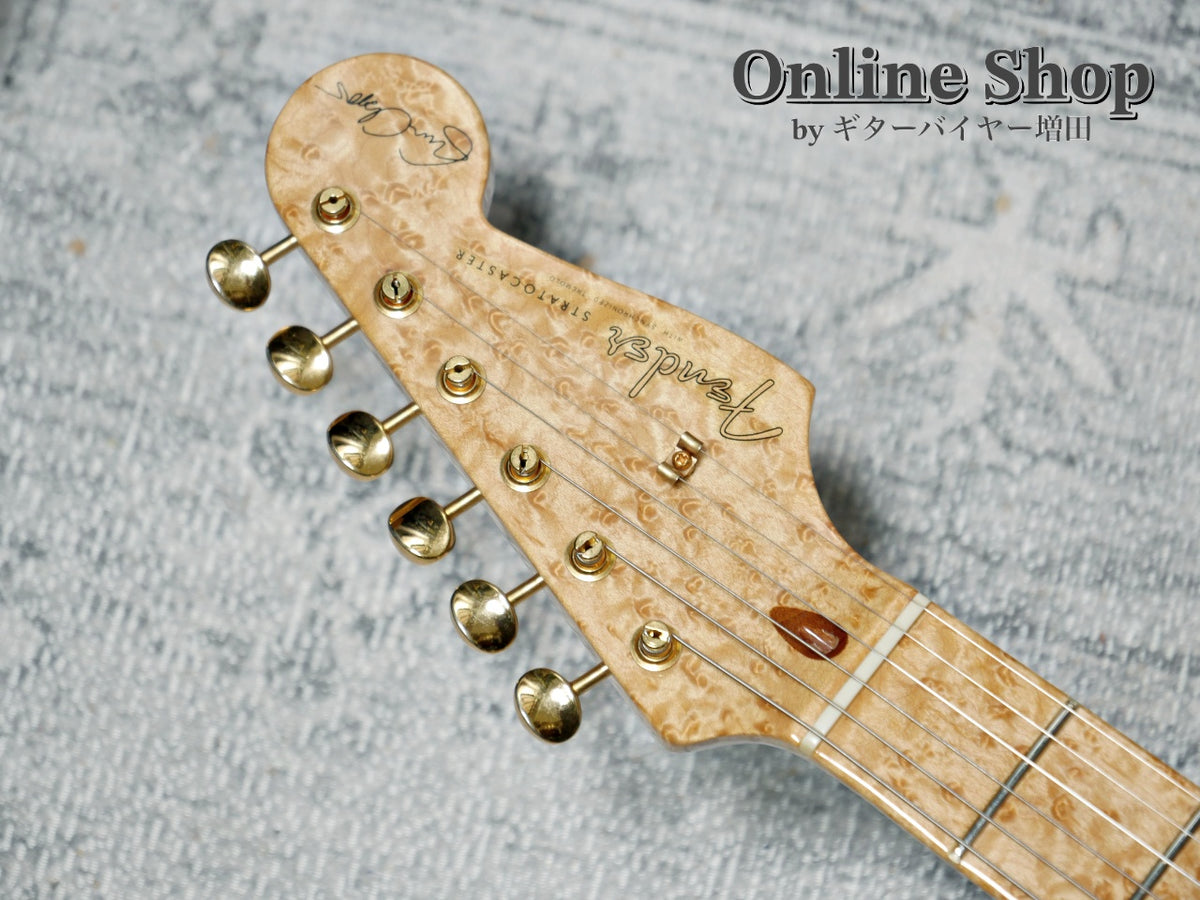 USED 1998 Fender Custom Shop MBS "J.W.Black" Eric Clapton Stratocaster "Quilted Maple Top" Dark Cherry Sunburst