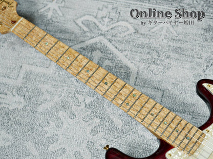 USED 1998 Fender Custom Shop MBS "J.W.Black" Eric Clapton Stratocaster "Quilted Maple Top" Dark Cherry Sunburst