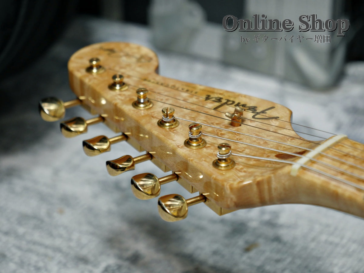 USED 1998 Fender Custom Shop MBS "J.W.Black" Eric Clapton Stratocaster "Quilted Maple Top" Dark Cherry Sunburst