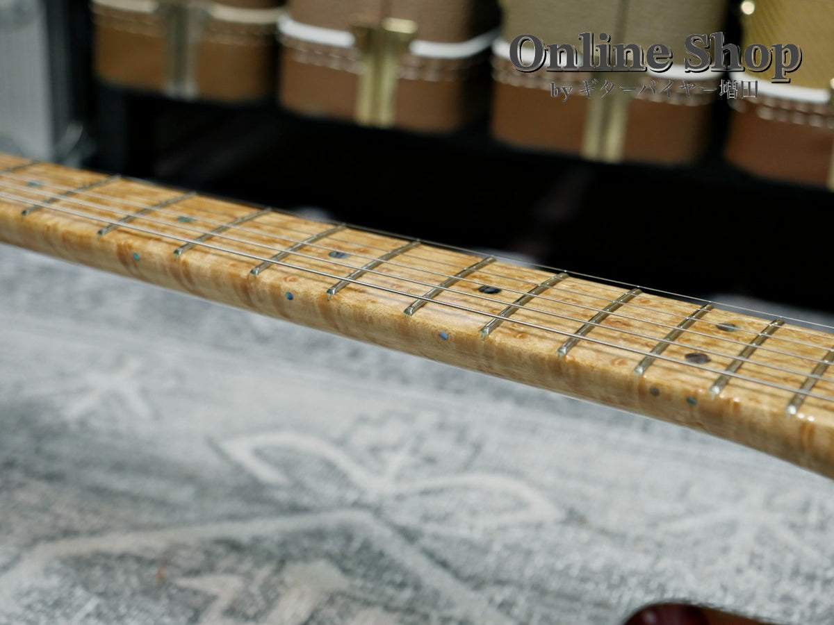 USED 1998 Fender Custom Shop MBS "J.W.Black" Eric Clapton Stratocaster "Quilted Maple Top" Dark Cherry Sunburst