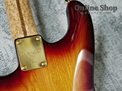 USED 1998 Fender Custom Shop MBS "J.W.Black" Eric Clapton Stratocaster "Quilted Maple Top" Dark Cherry Sunburst